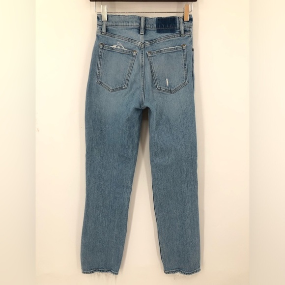 A&F 25/28 90s Straight Ultra High Rise 0963 Abercrombie fitch rigid light blue - Picture 5 of 8